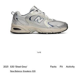 New Balance 530 Steel Grey